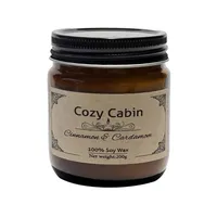 شمع معطر مدل گیاهی هل و دارچین