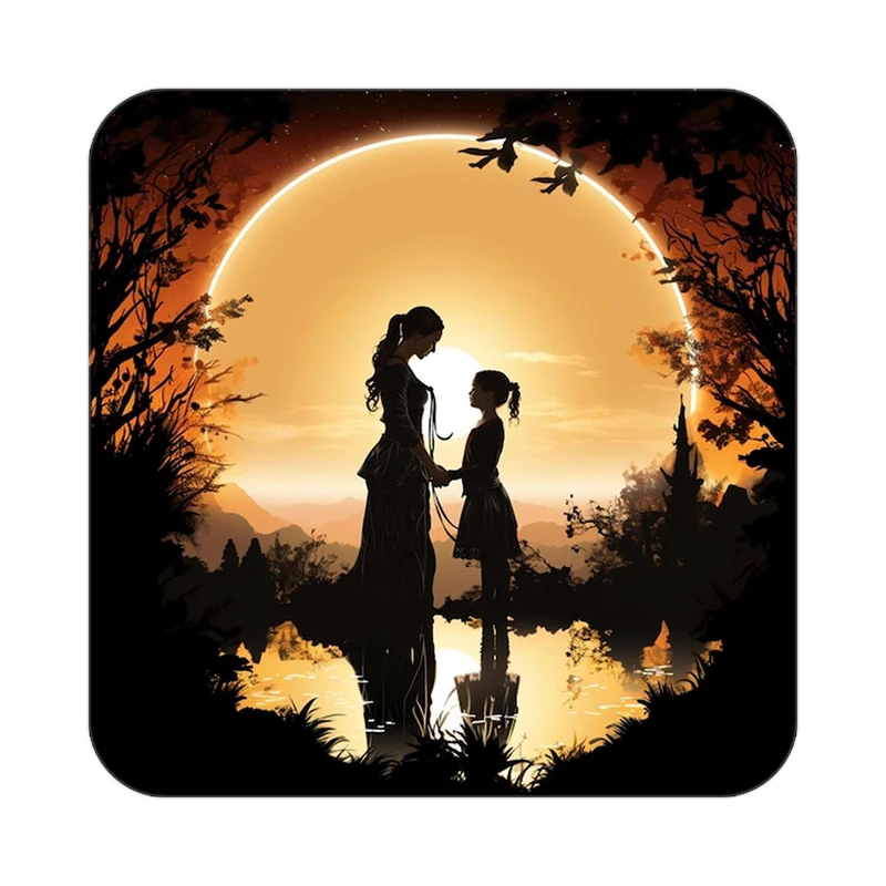 زیر لیوانی کاکتی مدل عاشقانه کد mp13726