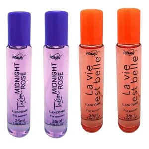 عطر جیبی رومان کد 12 حجم 35 میلی لیتر مجموعه 4 عددی