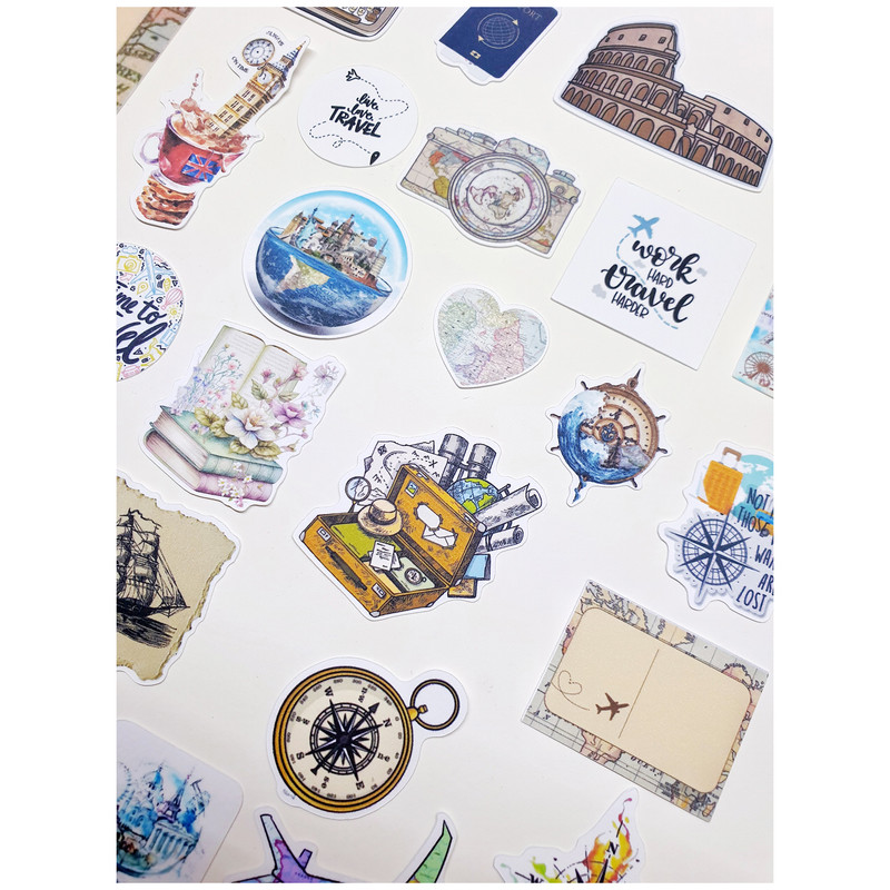 کارت پستال مدل Time to travel بولت ژورنال و اسکرپ بوک