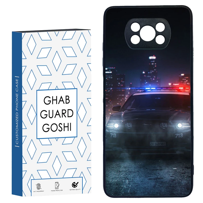 کاور قاب گارد گوشی طرح پلیسی کد TPU-139 مناسب برای گوشی موبایل شیائومی POCO X3 / X3 PRO / X3 NFC