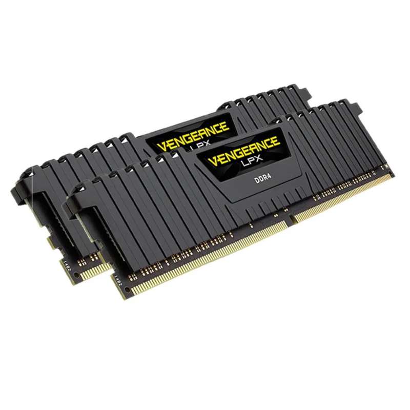 رم دسکتاپ DDR4 دو کاناله 3600 مگاهرتز CL18 کورسیر مدل VENGEANCE LPX ظرفیت 32 گیگابایت رم دسکتاپ DDR4 دو کاناله 3600 مگاهرتز CL18 کورسیر مدل VENGEANCE LPX ظرفیت 32 گیگابایت
