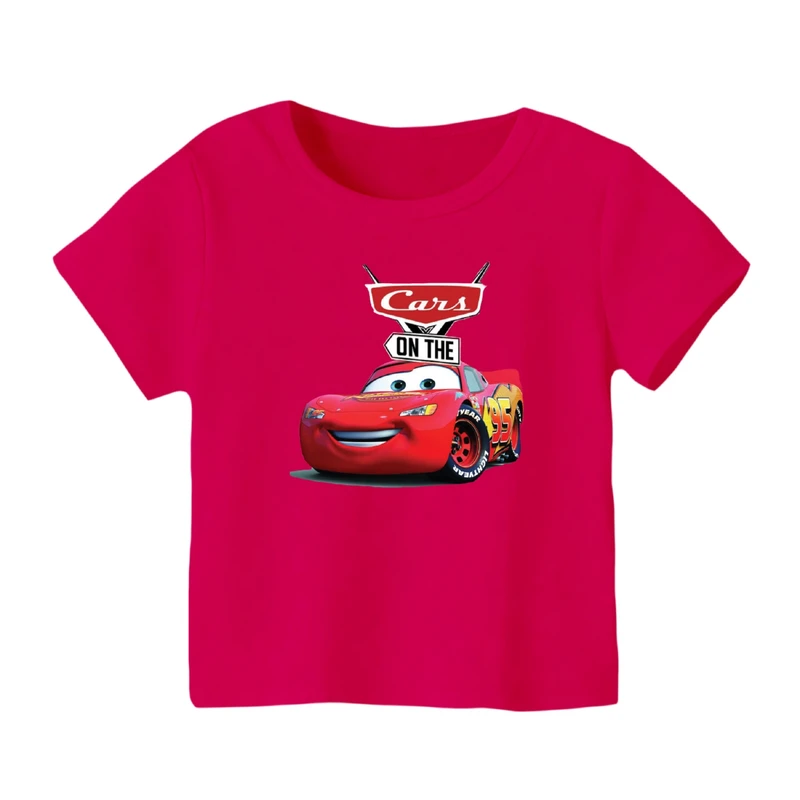 تی شرت آستین کوتاه بچگانه مدل ماشین ها کد ۷