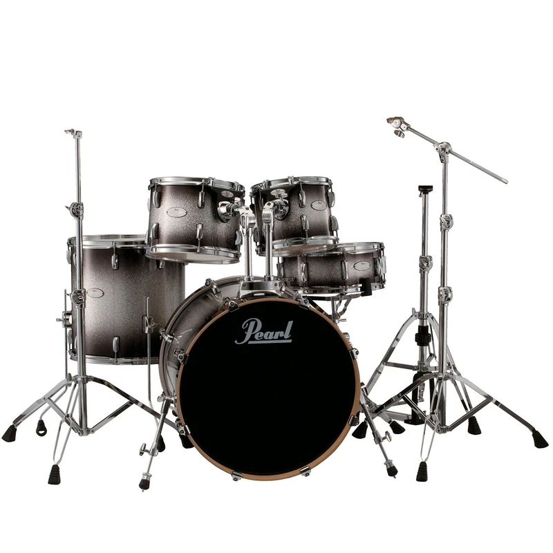 درام ست پرل مدل VML925S Ash Fade Tamo همراه با پایهVML925S Black Silver Burst