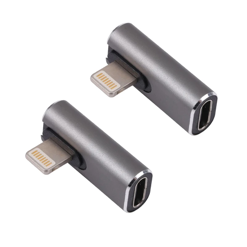 مبدل USB-C به لایتنینگ مدل OTG IOS 90 بسته دو عددی