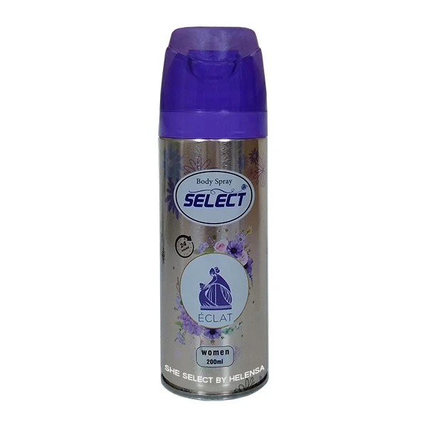 اسپری بدن زنانه شی سلکت بای هلنسا مدل ECLAT  حجم 200 میلی لیتر