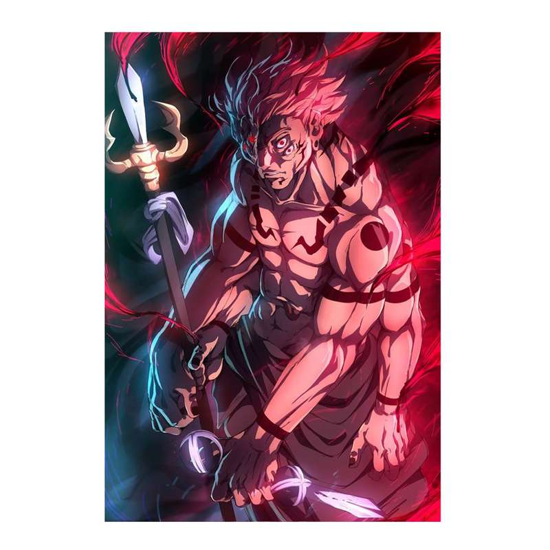 استیکر لپ تاپ و موبایل مدل انیمه طرح جوجوتسو کایسن ریومن سوکونا jujutsu kaisen ryomen sukuna کد 637 استیکر لپ تاپ و موبایل مدل انیمه طرح جوجوتسو کایسن ریومن سوکونا jujutsu kaisen ryomen sukuna کد 637
