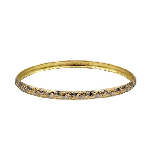 النگو طلا 18 عیار دخترانه رزالیا مدل RBR-GG-2