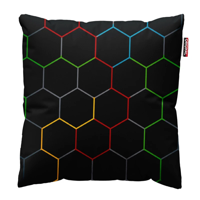 کوسن پاد آفرین طرح هندسی مدرن کد 3223 سایز 30*30 سانتی متر