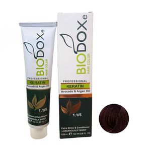 رنگ مو بیوداکس شماره 5/00 حجم 125 میلی لیتر رنگ قهوه ای روشن حرفه ای