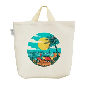 ساک خرید خندالو مدل ساحل و دریا کد 5343