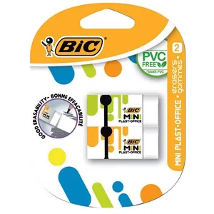 Bic Mini Plast-Office Eraser - Pack Of 2