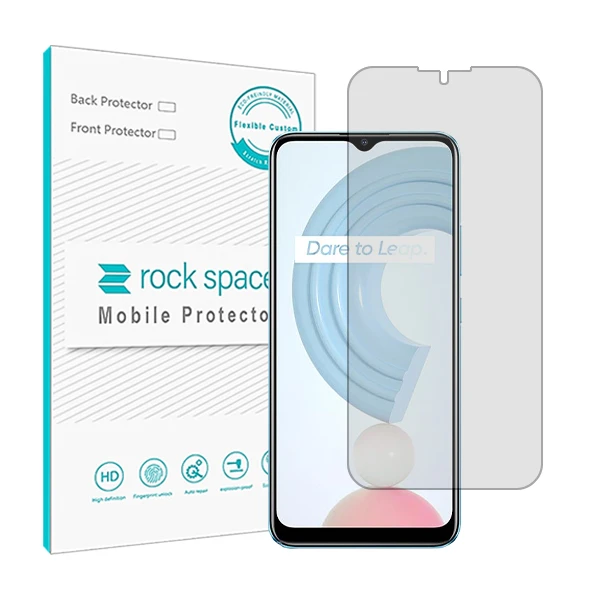 محافظ صفحه نمایش شفاف راک اسپیس مدل HyGEL مناسب برای گوشی موبایل ریلمی C21 RMX3231
