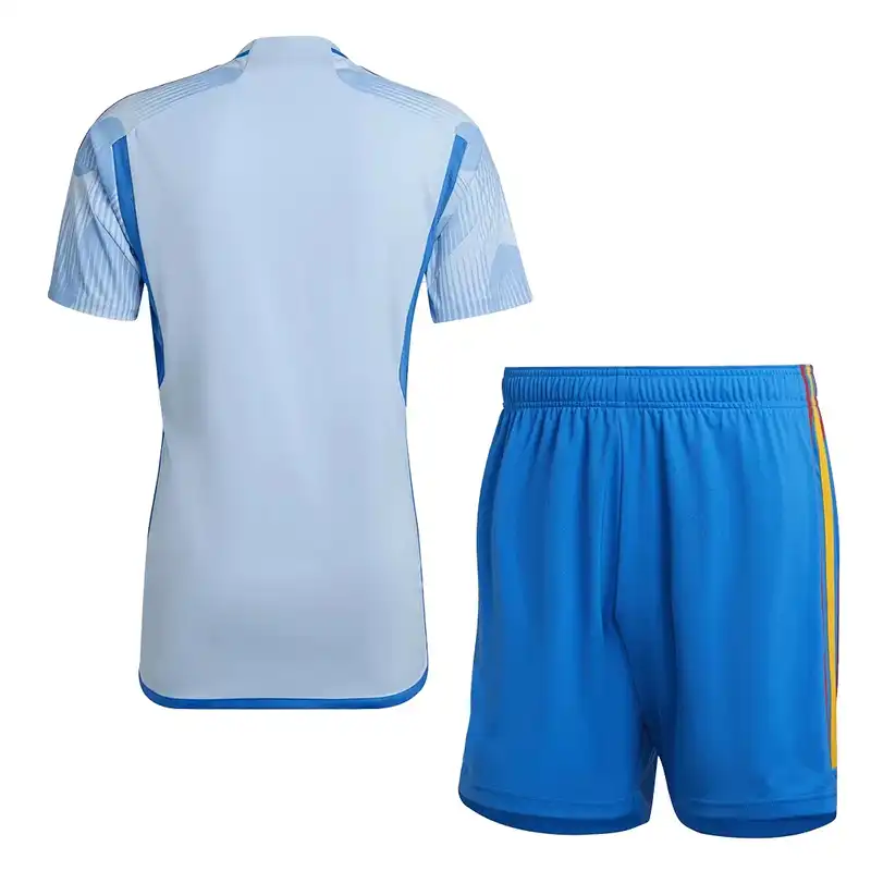 ست تی شرت و شلوارک ورزشی مردانه مدل اسپانیا Away WC2022