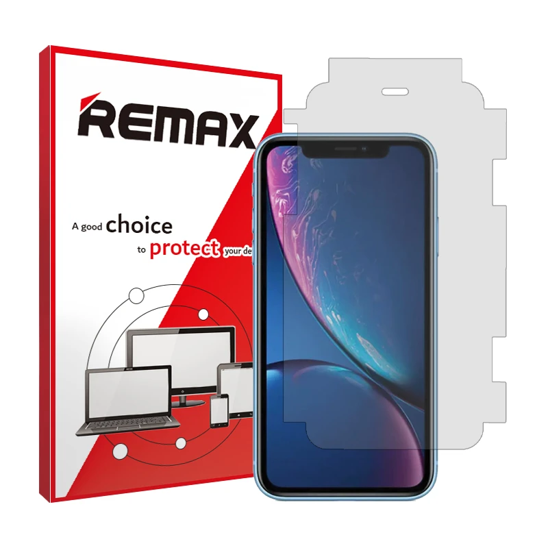 محافظ صفحه نمایش شفاف ریمکس مدل HyGEL مناسب برای گوشی موبایل اپل iPhone XR