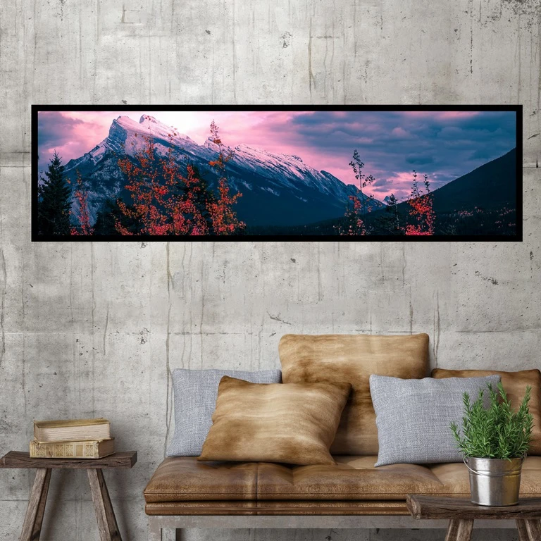 تابلو بکلیت طرح طبیعت کوهستان مدل کشیده B-7689