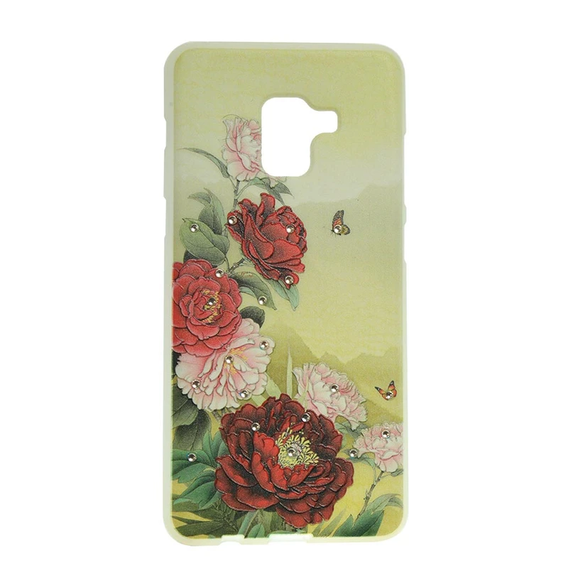کاور مدل Rose کد TA مناسب برای گوشی موبایل سامسونگ Galaxy A8 Plus