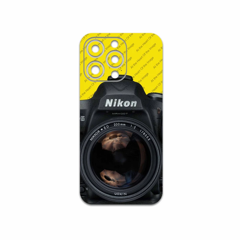 برچسب پوششی ماهوت مدل Nikon-Logo مناسب برای گوشی موبایل اپل iphone 13 Pro