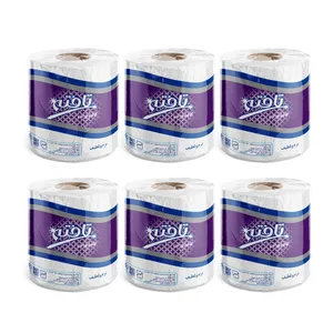 دستمال توالت تافته مدل Purple بسته 6 عددی
