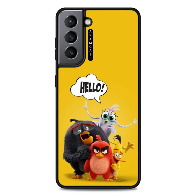 کاور آکام مدل AMC-WSGS21-ANGRY BIRDS17 مناسب برای گوشی موبایل سامسونگ Galaxy S21