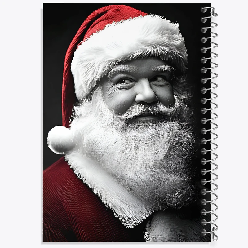 دفتر لیست خرید 50 برگ خندالو طرح بابانوئل و کریسمس کد F8442