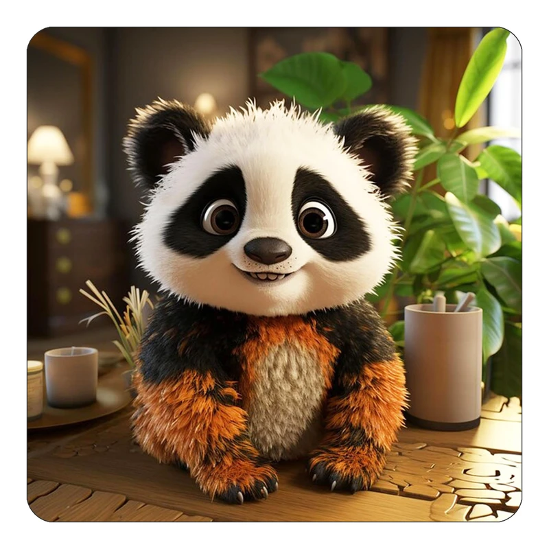 مگنت کاکتی طرح حیوانات کارتونی مدل mp27682