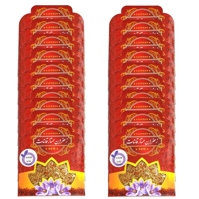 ریشه زعفران قائنات شاپ - 1 مثقال بسته 20 عددی 