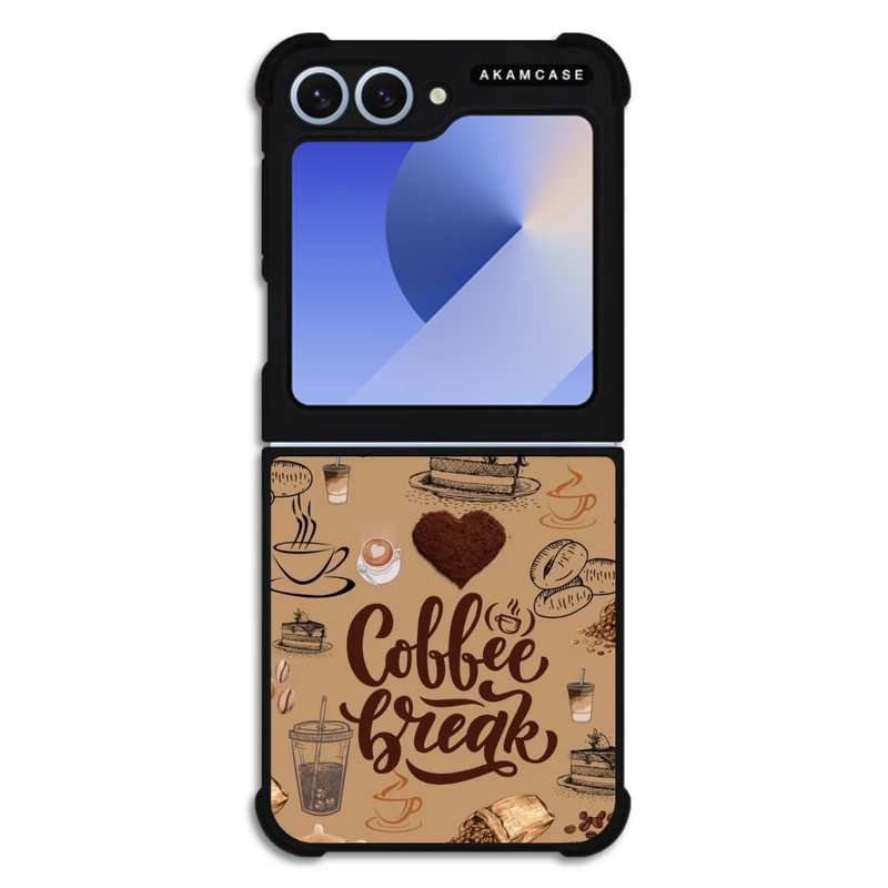 کاور آکام مدل AMC-WSGZFLIP6-COFFEE-18 مناسب برای گوشی موبایل سامسونگ Galaxy Z Flip 6