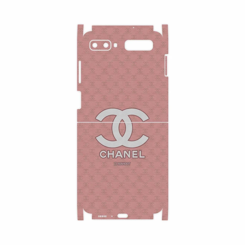 برچسب پوششی ماهوت مدل CHANEL-Logo-FullSkin مناسب برای گوشی موبایل سامسونگ Galaxy Z Flip