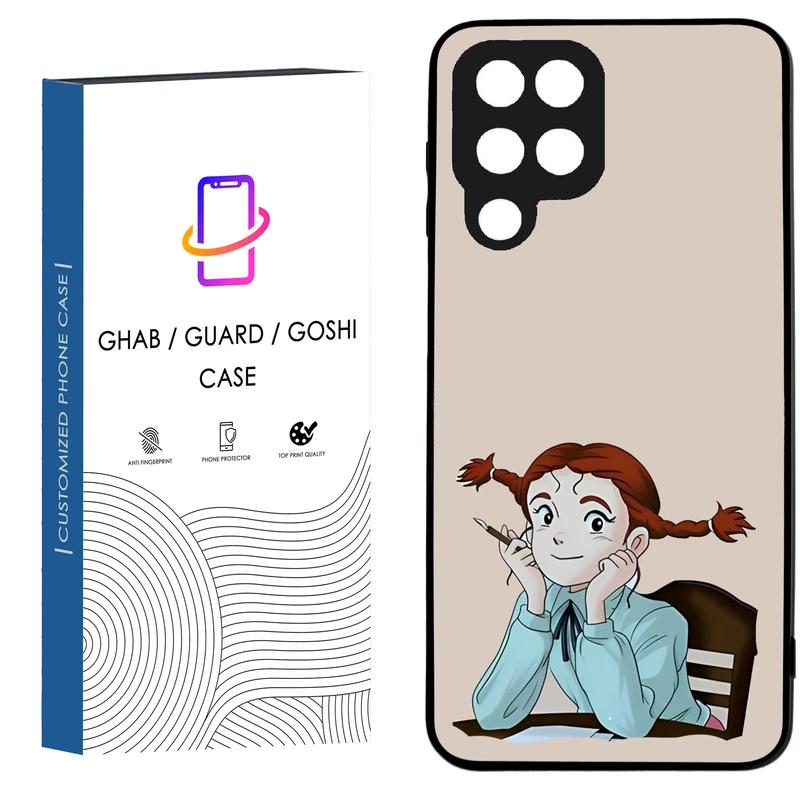 کاور قاب گارد گوشی طرح دخترانه کد 34 - TPU مناسب برای گوشی موبایل سامسونگ Galaxy A22 4G