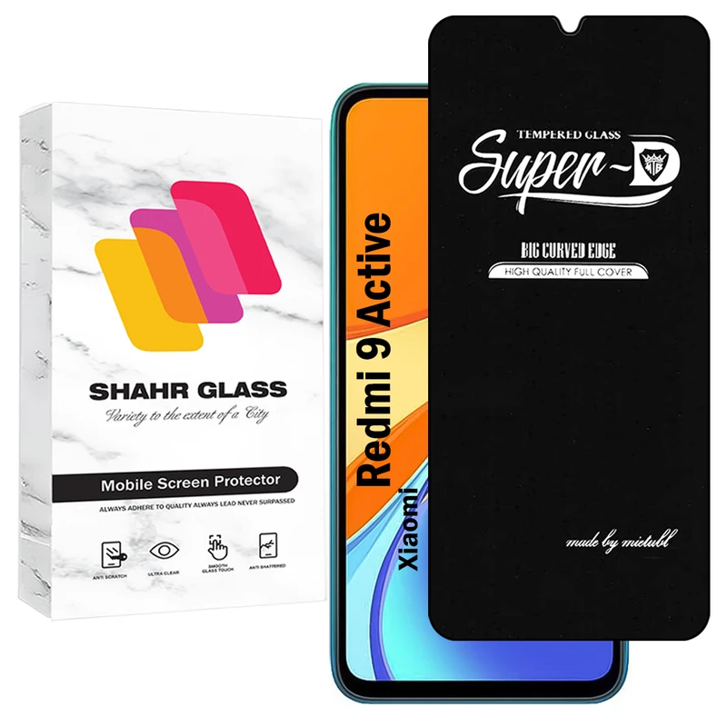 محافظ صفحه نمایش شهر گلس مدل SUPERDNSH مناسب برای گوشی موبایل شیائومی Redmi 9 Activ