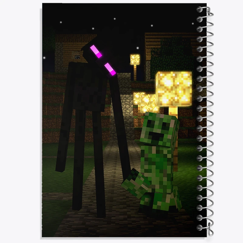 دفتر مشق 100 برگ خندالو طرح بازی ماینکرافت (Minecraft) کد 36970