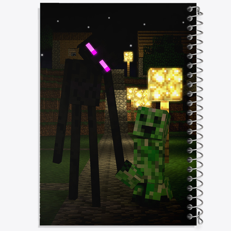 دفتر مشق 100 برگ خندالو طرح بازی ماینکرافت (Minecraft) کد 36970