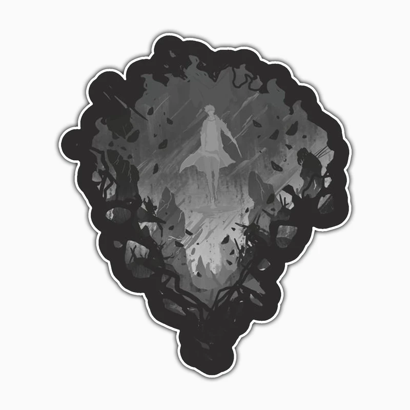 استیکر لپ تاپ و موبایل بووم طرح انیمه Solo Leveling مدل Sung کد MD69