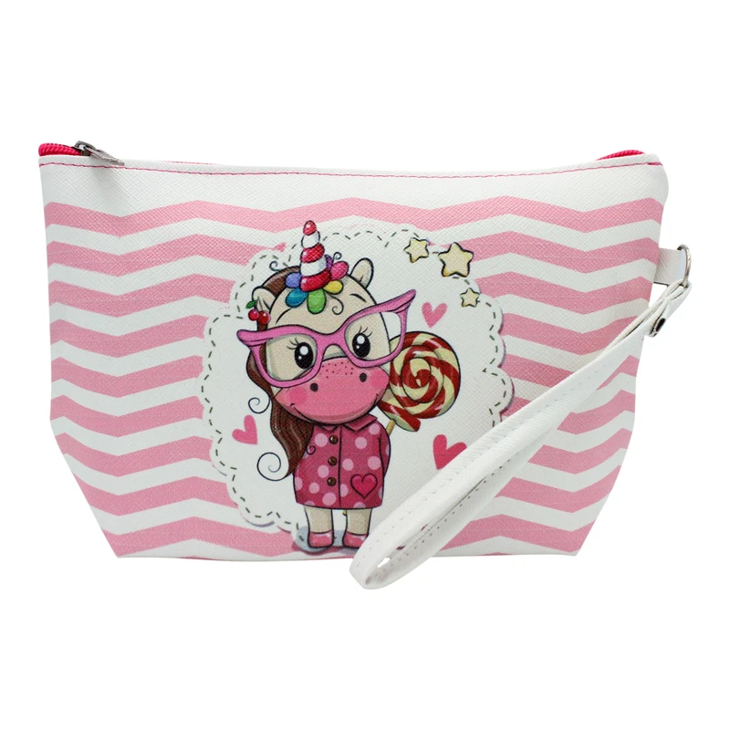 کیف لوازم آرایش زنانه مدل یونیکورن کد IDM 366