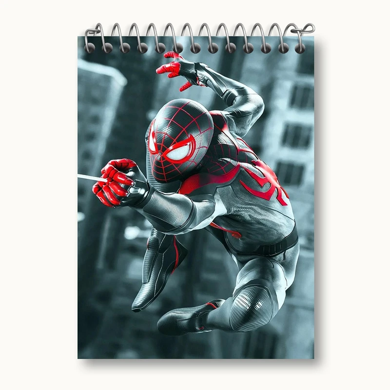 دفتر یادداشت 50 برگ خندالو مدل مرد عنکبوتی Spider Man کد 13158