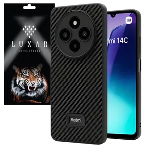 Luxar redmi14 _Carbon Line Cover For xiaomi redmi 14c / redmi 14r / poco c75