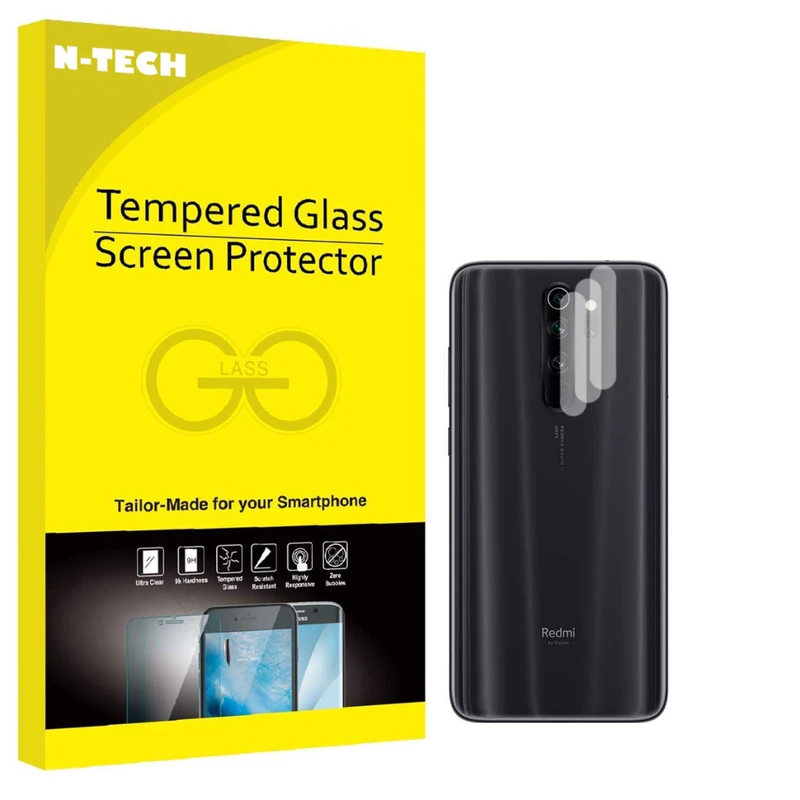 محافظ لنز دوربین انتک مدل LSNK-01 مناسب برای گوشی موبایل شیائومی Redmi Note 8 Pro بسته سه عددی