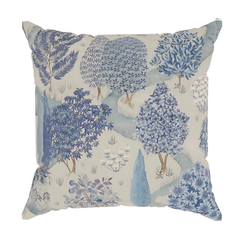 کاور کوسن مدل درختان زمستان کد MC243 سایز 45*45 سانتی متر