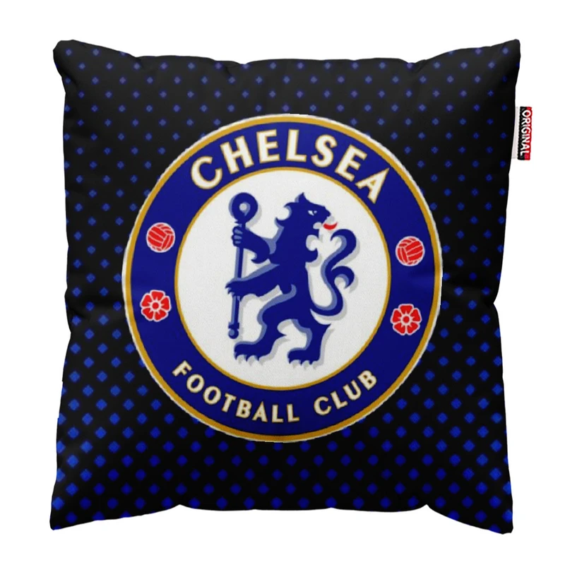 کوسن پاد آفرین طرح باشگاه چلسی کد 2545 سایز 30*30 سانتی متر