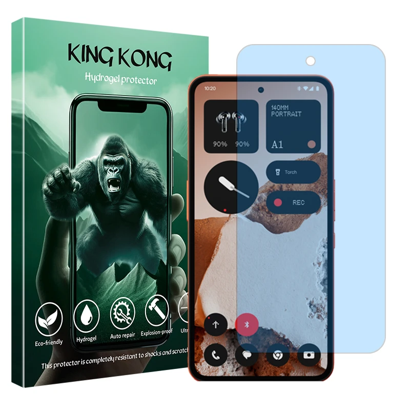 محافظ صفحه نمایش مات آنتی بلو کینگ کونگ مدل Tough مناسب برای گوشی موبایل ناتینگ CMF Phone 2 Pro