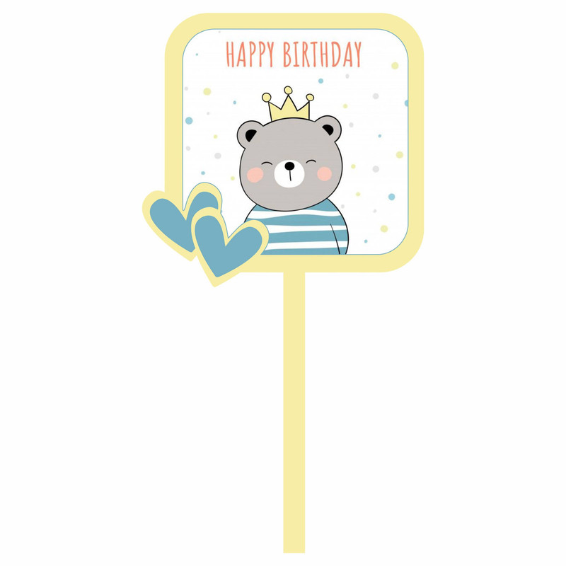 تاپر کیک مدل happy birthday کد 101