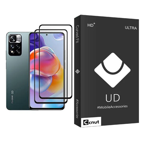 محافظ صفحه نمایش کوکونات مدل UDB Ultra MIX002 مناسب برای گوشی موبایل شیائومی Redmi Note 11 Pro+ 5G بسته دو عددی