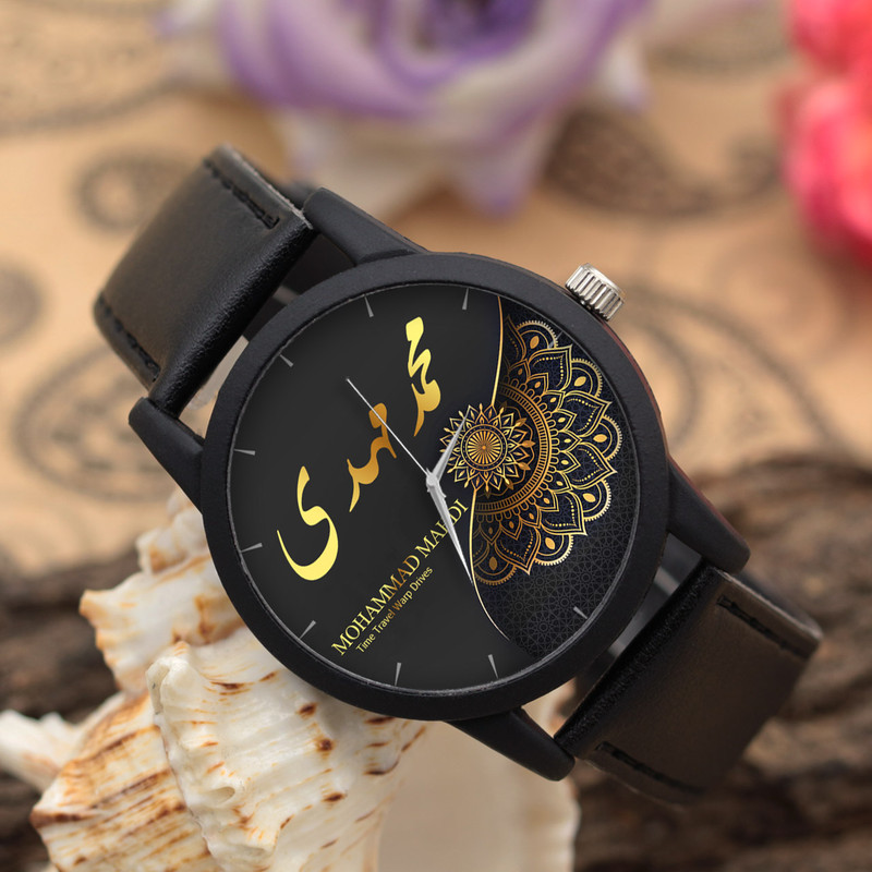 ساعت مچی عقربه ای مردانه طرح محمد مهدی کد LF3263