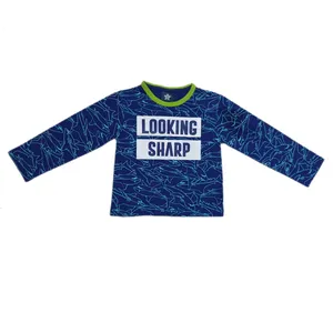 تی شرت آستین بلند پسرانه مدل looking sharp