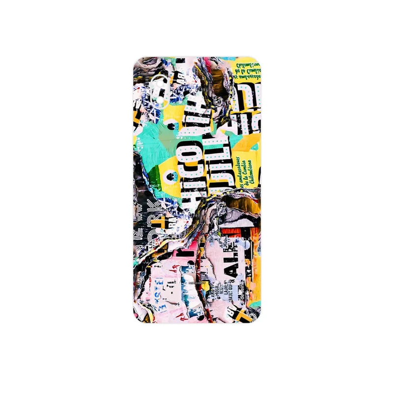برچسب پوششی ماهوت مدل Collage of Teared Paper مناسب برای گوشی موبایل سامسونگ Galaxy A01 Core