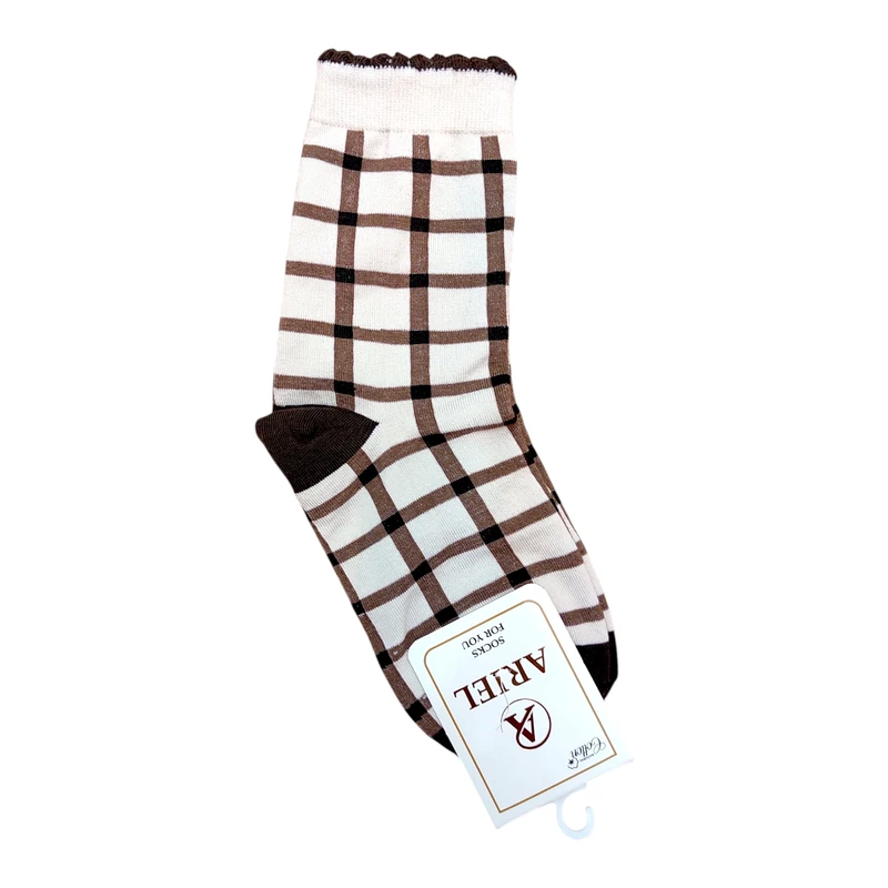 جوراب ساق بلند زنانه مدل ۴خونه