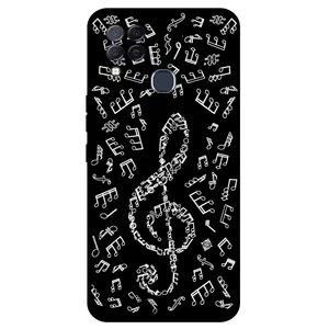 Megafone Musical Note 1370 Cover For Infinix Hot 10T / Hot 10s / Hot 10s NFC