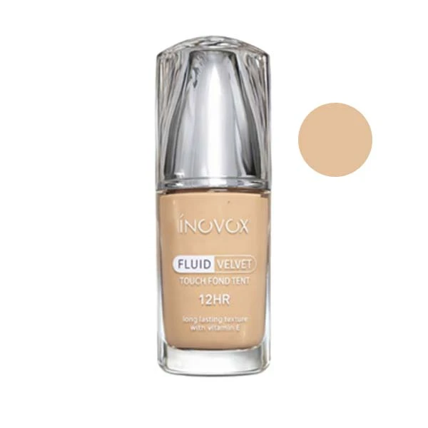 کرم پودر مایع اینووکس مدل long lasting شماره 304 مناسب برای انواع پوست حجم 40 میلی‌لیتر