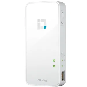 روتر بی‌ سیم N300 و شارژر همراه دی-لینک مدل DIR-508L SharePort Go II